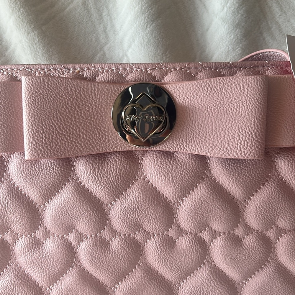 Betsey Johnson Satchel/crossbody with top handle - Picture 2 of 12